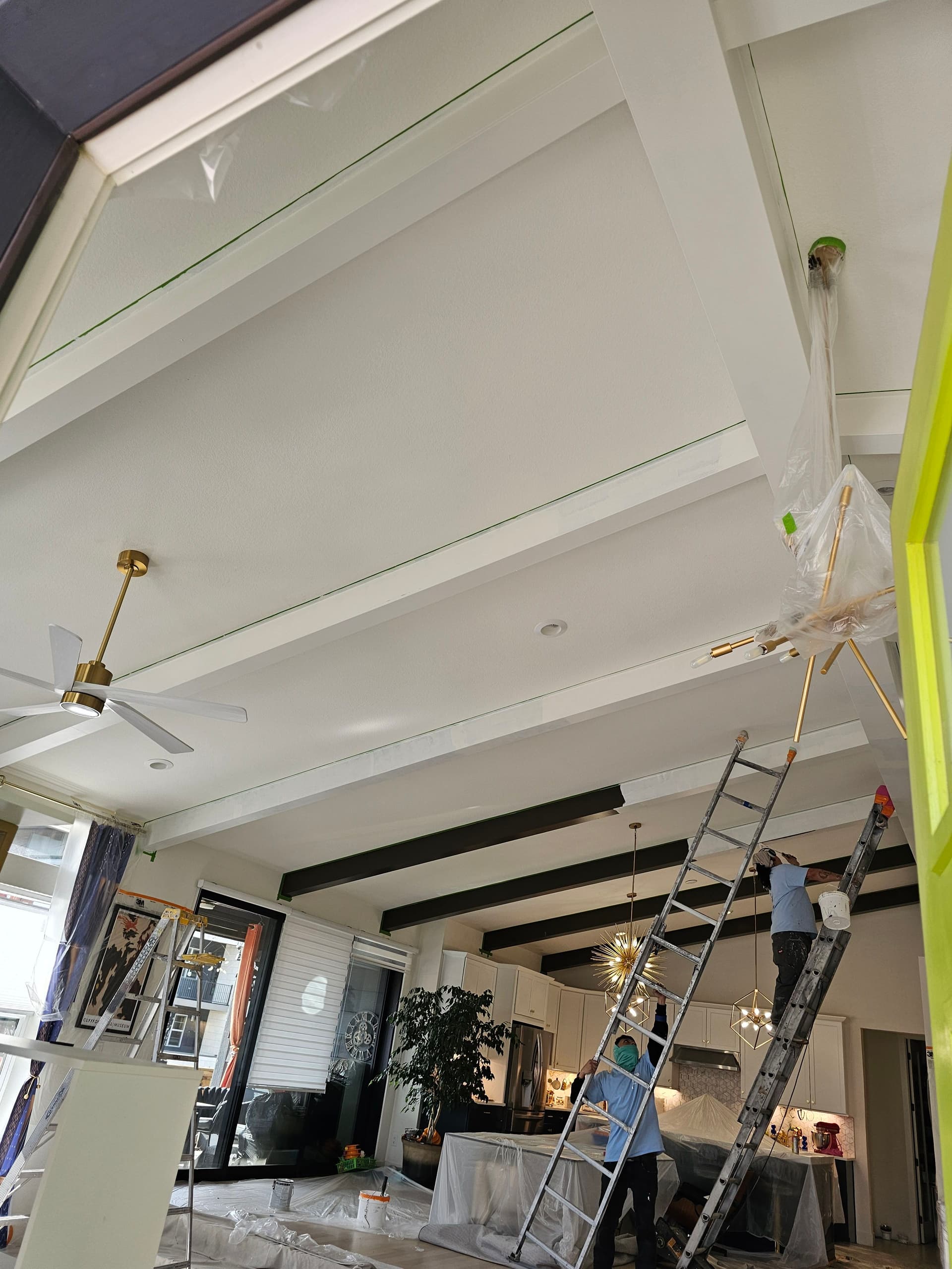 Refreshing Interior with a Chic White Beam Makeover in Denver image