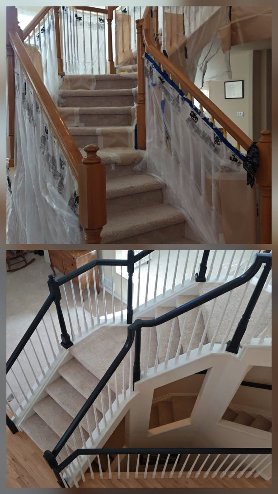 Project Staircase Painting Makeover in Lakewood image