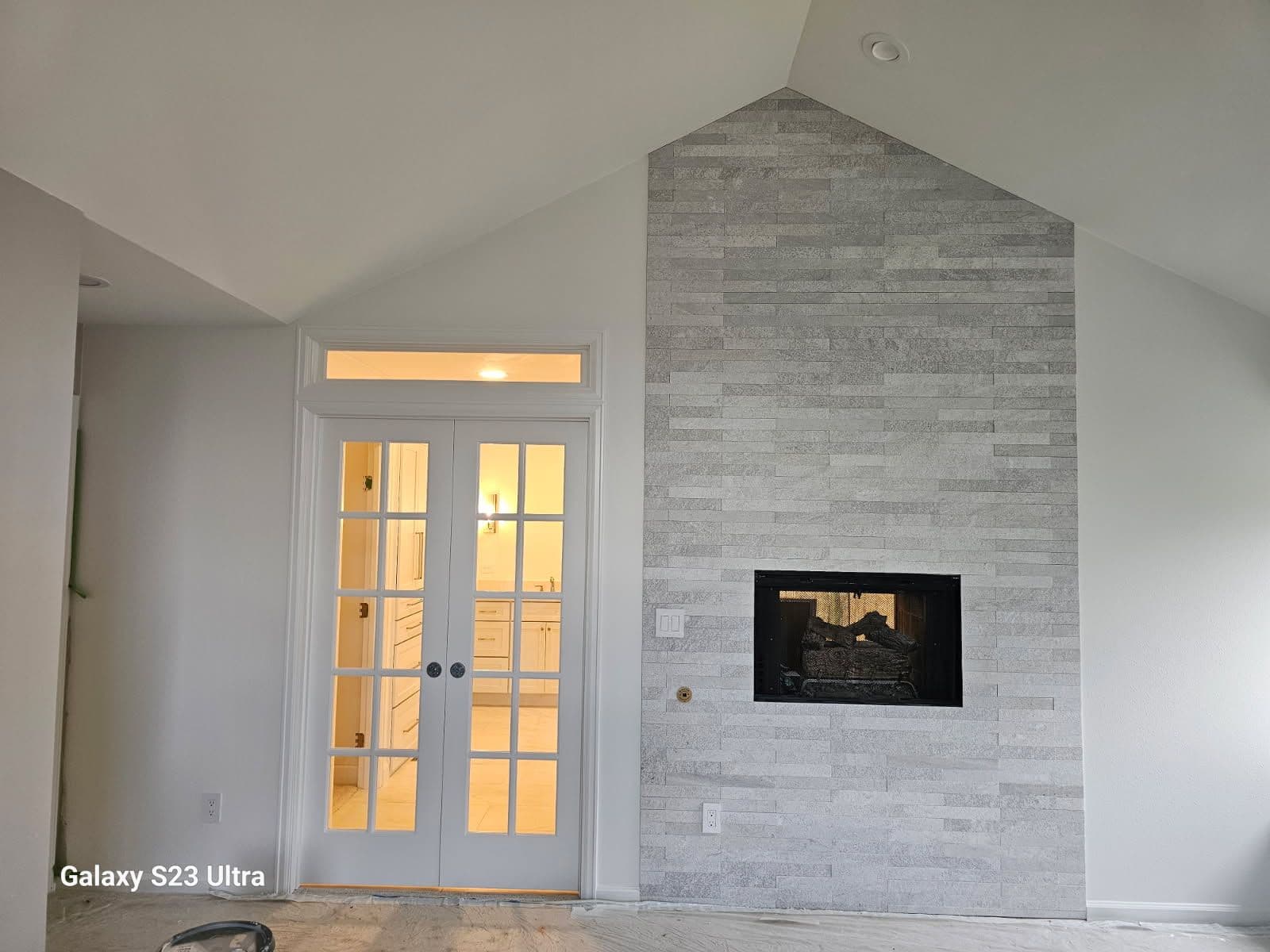 Stunning Accent Wall with Modern Fireplace in Centennial